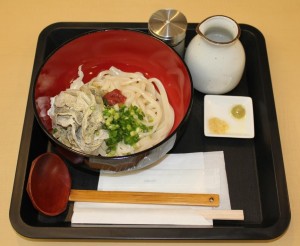 夏季限定メニューの「ぶっかけおぼろ梅」です！